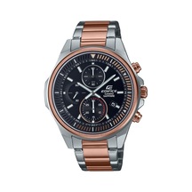 Casio Efr-s572gs-1avudf Quartz Çelik Rose/gri Siyah Kadran 45 Mm Erkek Kol Saati Gri