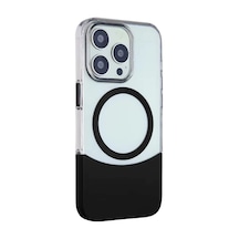Joko Apple Uyumlu iPhone 15 Pro Pc Suit Magsafe Kapak - Siyah 0.2M-Çok Renkli
