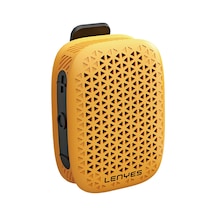 Lenyes S232 Tws Mandallı Bluetooth Speaker Hoparlör V5.4 Sarı