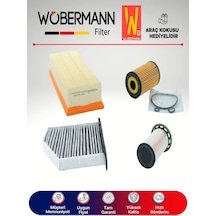 Wöbermann VW Passat 2.0 TDI Filtre Bakım Seti 2011-2014 4'lü Karbonlu