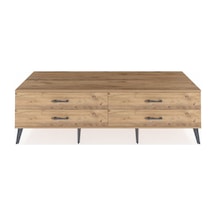Kronos Tv Ünitesi 4 Çekmeceli 176x59x51 Çam-çam/çam Atlas Çam/atlas Çam