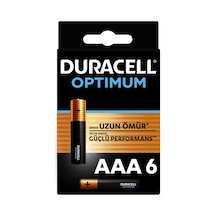 Duracell Optimum Pil 6'lı 5 Adet