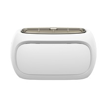 Çok Fonksiyonlu Ekranlı 2500mah Usb Şarj Edilebilir Taşınabilir Fan Beyaz,