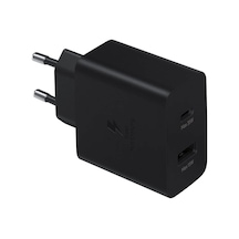 Samsung Uyumlu EP­TA220N Wall İkili Hızlı Şarj Adaptörü (35W­15W) ­ Siyah