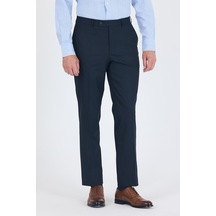 İmza Lacivert Esnek Yandan Cepli Comfort Fit Classic Pantolon 1003250005 Lacivert