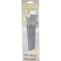 Bafix Fırça Seti Set-8 Gri 1/4,3/8,1/2,5/8 4 Lü Bfx-fır70908
