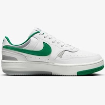 Nike Gamma Force Womens Leather Sneaker White Green Hakiki Deri Kadın Günlük Spor Ayakkabı Beyaz Yeşil Beyaz - Yeşil