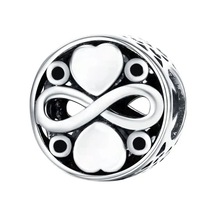 Nur Silver Sonsuzluk Gümüş Charm Nur-bl12488