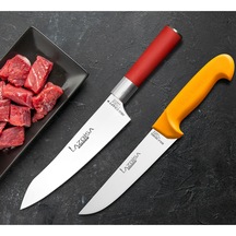 Lazbisa Mutfak Bıçak Seti Et Kasap Kıyma Sebze Meyve Şef Bıçak Sa