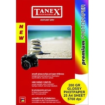 Tanex Fotoğraf Kağıdı A4 200 Gr 25 Li