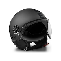 Momodesing Fgtr Evo Mono Matt Titanium Frost Black Açık Kask Renkli