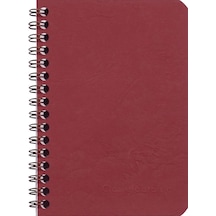 Clairefontaine Age Bag Wirebound 9x14 Çizgili Defter Bordo 785922c