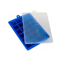 Jeehugo 24 Lü Silikon Buzluk/evcil Yemek-kakaolu Kalıp, Isı-soguk Dayanıklı, Kolay Çıkarım, Kapatıcı Kapağı, Mavi Çok Renkli