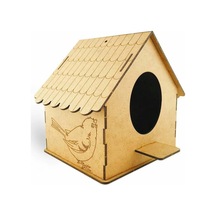 Südor Wood Ahşap Kendin Yap Maket Kuş Evi 170 x 157 x 185 Mm