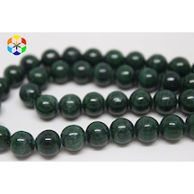 Malakit Taşı Royal Quality YARIM Dizi 7-8mm (18cm uzunluğundadır)