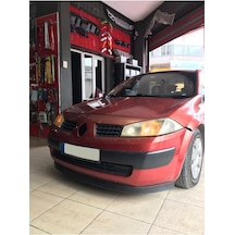 Renault Megane 2 Uyumlu Body Kit Ön Tampon Eki Kırılmaz Yumuşak Lip Mat Siyah