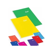 Keskin Color Cool 96 Yaprak A4 Çizgili Defter Spiralli Pp Kapak 2 Adet Çok Renkli