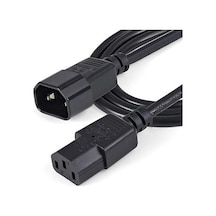 2 metre 3x1 mm power uzatma kablosu erkek dişi power kablo c13 c14 kablo