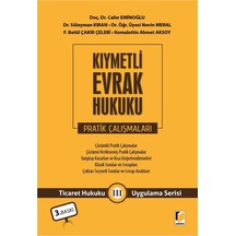 Kıymetli Evrak Hukuku Pratik Çalışmaları/Cafer Eminoğlu.Süleyman