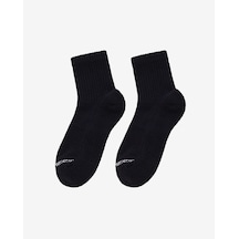 Skechers 3'lü Paket Sport Yarı Destekli Bilek Üstü Çorap Unisex Siyah Çorap S2520320-3817