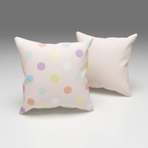 PAREDORA Pembe Toplar Kırlent Kılıfı