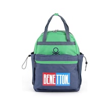 Benetton Laptop Bölmeli Okul Sırt Çantası 3 Bölmeli 03786