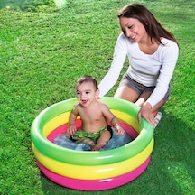 Şişme Havuz Bebekler için 70 CM Çapı Şişme Taban Bestway 51128