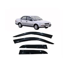 Toyota Corolla 1993-1998 Sedan Kasa Uyumlu Parlak Siyah 4 Parça Cam Rüzgarlığı