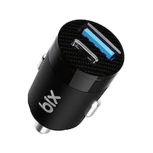Bxac65c 65w Pd Type-c & 18w Usb-a Girişli Çift Portlu Hızlı Şarj Özellikli Araç İçi Şarj Cihazı Siyah