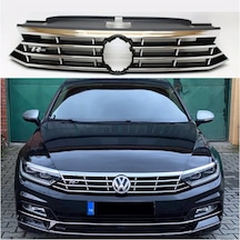 Autogp Vw Passat B8 Rline Ön Panjur Izgara Seti 2015+ Agp-230228