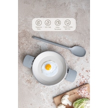 Emsan Swiss Cyrstal Rs Sahan Gri 20 Cm Gri