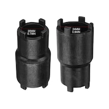 Hightower 2 Adet Çift Başlı Motosiklet Debriyaj Somunu Anahtarı Tamir Aleti