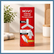 Bezos Büyük Boy Pervane Ampul 30w 3 Kollu Milky Btkfz Standart