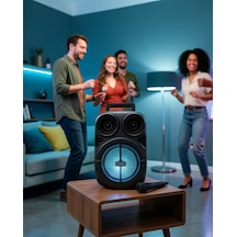 Bluetooth Taşınabilir Karaoke Hoparlör 6.5 İnç Rgb Işıklı Uczzzbt612speaker