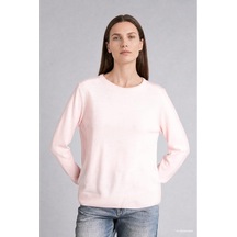 Defacto Regular Fıt Bisiklet Yaka Triko Pembe Kazak F4084ax26wnpn130 Pembe-pn130
