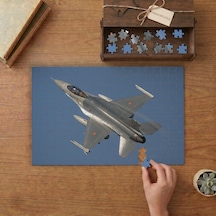 Savaş Uçağı Tasarımı 240 Parça Ahşap Puzzle Ahşap Kutuda Mpy20104