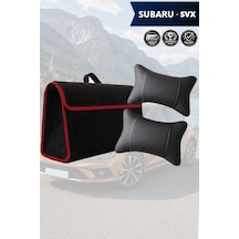 Subaru Svx Uyumlu Siyah Renk Koltuk Yastığı Bagaj Çantası Lüks Model
