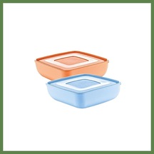 Bezos M-033 3lt Kare Saklama Kabı 1 Adet Hb006 Çok Renkli