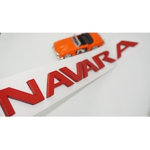Dk Tuning Navara Kırmızı Abs Ön Kaput Ve Bagaj Yazı Nissan İle Uy