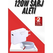 120w Şarj Aleti Hızlı Çift Turbo Şarj Aleti Seti Beyaz Mh-hs6241-5116