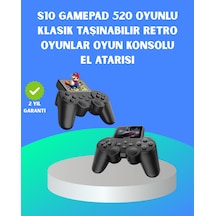 2.4 İnç Hd Renkli Ekranlı 500in1 Taşınabilir Retro Oyun Konsolu, Kablolu Tv Bağlantısı Ve Uzun Pil Ömrü