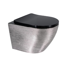Paluci Twist Black Silver Kanalsız Asma Klozet Diğer