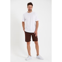 Erkek Regular Fit Brooklyn Baskılı Şort Spr 208 001 Erkek Regular Fit Brooklyn Baskılı Şort Spr 208 001