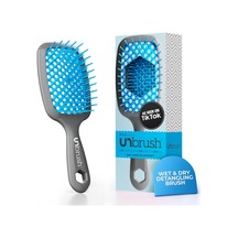 Unbrush Islak Ve Kuru Havalandırmalı Saç Fırçası, Açık Mavi/gri