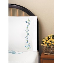 T230040 Blau Daisies, 50,8 X 76,2 Cm Prägung Kopfkissen Für Stickerei Çok Renkli