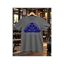 Segungear Gorilla Erkek Regular Fit Baskılı Spor Tişört Gri - 933735859 Gri