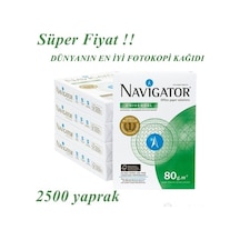 Navigator A4 Fotokopi Kağıdı 80Gr 2500Yaprak X 4Koli