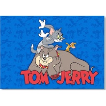 Cakasepetim Tom Ve Jerry İle Köpek Macerası Ahşap Mdf Tablo