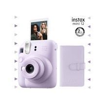 Fujifilm Instax Mini 12 Fotoğraf Makinesi + 96'lı Laporta Albüm Lila