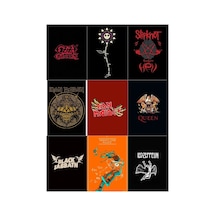 Metal Grupları 1 No Çoklu Sticker Seti Diğer